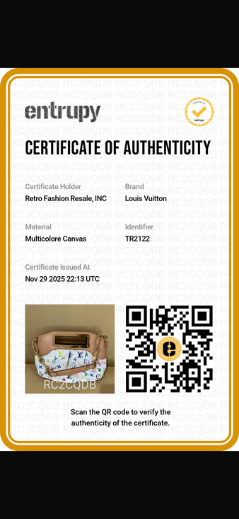 Genuine LOUIS VUITTON Judy PM Monogram White Multicolore Chain Shoulder Bag - Picture 2 of 16